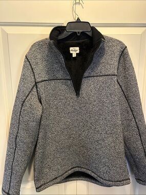 Hatley Heritage™ Men’s Gray Half-Zip Fleece Sweater